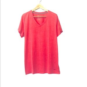 Nike Dri-FIT Coral Pink Workout Top